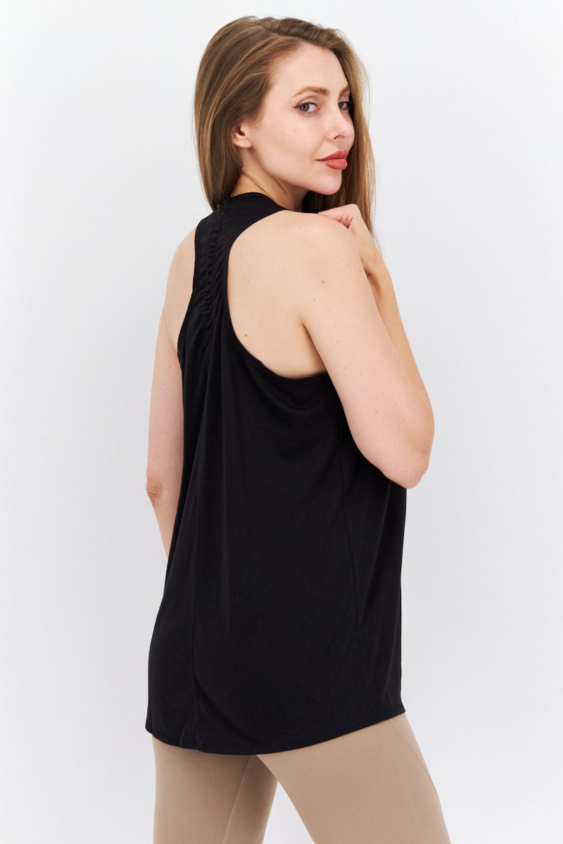 PUMA قمصان تدريب بلا أكمام للنساء، رياضية، سوداء - Image 4